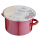 Altom Garnek emaliowany 22 cm 3,6 l pokrywka merlot indukcja - 1611127 - zdjęcie 5